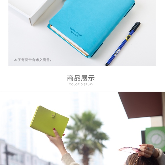 Candy Leather Journal Fine Stationery Gift - Picture 3 of 6